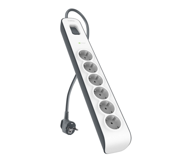 Belkin Listwa zasilająca przeciwprzepięciowa 650J, 6 gniazd - 1330426 - zdjęcie